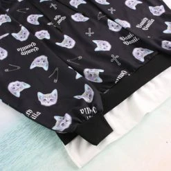 EverythingCuteClub Cat Head Harajuku Fashion Cross Hoodie Jacket