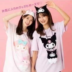 EverythingCuteClub Clearance Sanrio Character Style Mid Length T-shirt