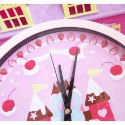 EverythingCuteClub Strawberry Rabbit Clock
