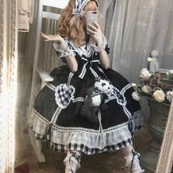 EverythingCuteClub Loveheart Rabbit Casual Lolita One-piece Dress Dress + Rompers
