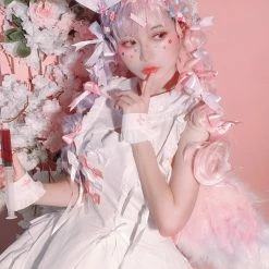 EverythingCuteClub Lingerie + Panties + Sleepwear + Socks Nurse Pinky Lingerie Set Cosplay