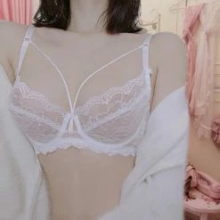 EverythingCuteClub Cute & Sexy Cross Strap Bra Set Underwear Big Size Available