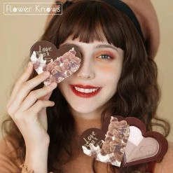 Flowerknows Asian Beauty Collection Flower Knows Collaboration Love Bear Teddy Bear Contour Palate