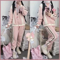 EverythingCuteClub, Kyouko Jackets + Puffs+ Coats 2021SS Pre-order Sanrio Collaboration Mymelody Spring Sportswear 10 EverythingCuteClub, Kyouko Jackets + Puffs+ Coats 2021SS Pre-order Sanrio Collaboration Mymelody Spring Sportswear