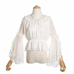 EverythingCuteClub Top Cross Blouse Lolita Coordinate