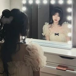 EverythingCuteClub Top Puff Cloud Off-shoulder Blouse