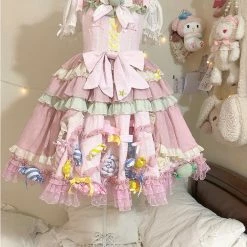 EverythingCuteClub Pre-order Candy Party Sweet Lolita Fashion Dress / Shirt / Full Set
