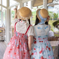 EverythingCuteClub Who Is The Cherry Girl Lolita JSK Dress Dress + Rompers