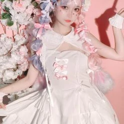 EverythingCuteClub Lingerie + Panties + Sleepwear + Socks Nurse Pinky Lingerie Set Cosplay