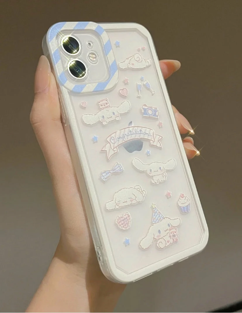 EverythingCuteClub Phone Cases + Ipad Cases Cinnamoroll Sticker Style Phone Case 5 EverythingCuteClub Phone Cases + Ipad Cases Cinnamoroll Sticker Style Phone Case