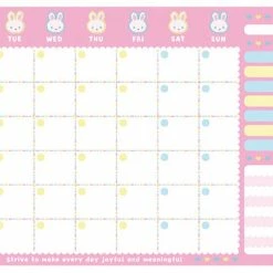 EverythingCuteClub, Fairylady Rabbit Schedule Set Daily Schedule Weekly Schedule Monthly Schedule Room Decor