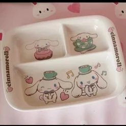 EverythingCuteClub Cinnamoroll 15th Anniversary Bowl /plate / Divided Plate