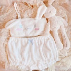 EverythingCuteClub Lingerie + Panties + Sleepwear + Socks Cinnamoroll Bralettes + Pumpkin Pants (bottom) Set Lingerie