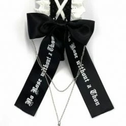 EverythingCuteClub White Black 地雷系 Hairband KC Jewellery/Hair Accessories/Hats