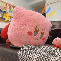 EverythingCuteClub Super Big Kirby Plush Toy Throw Pillow