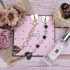 EverythingCuteClub Phone Cases + Ipad Cases Phone Chain Gold/silver Colour Love Heart