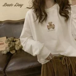 EverythingCuteClub Basic 365 Style Sweatshirt Sweater Top