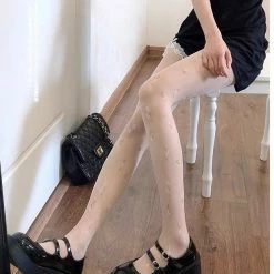 EverythingCuteClub Flower Print Pantyhose Stocking Buy 2 Get 1 Free Lingerie + Panties + Sleepwear + Socks 10 EverythingCuteClub Flower Print Pantyhose Stocking Buy 2 Get 1 Free Lingerie + Panties + Sleepwear + Socks