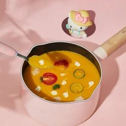 EverythingCuteClub Sanrio Licensed Pink Cookware Hellokitty 16cm Saucepan 6.2inch