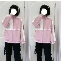 EverythingCuteClub Jackets + Puffs+ Coats Pre-order Sanrio Collaboration Extra Fleece Sportswear Jacket