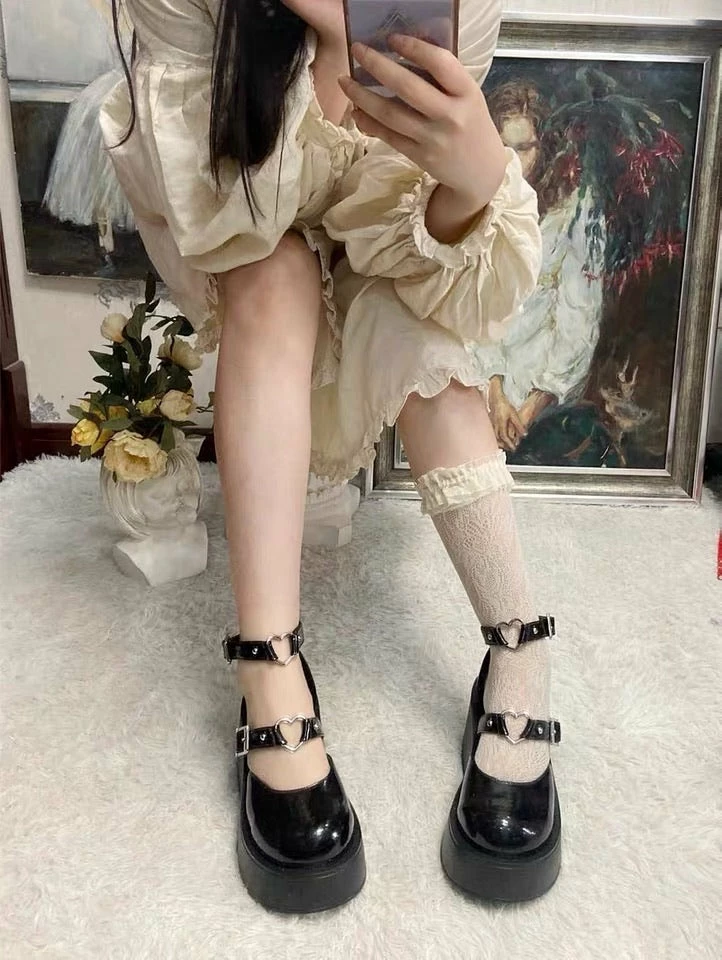 EverythingCuteClub Love Heart Girly Platform Shoes Accessories 5 EverythingCuteClub Love Heart Girly Platform Shoes Accessories