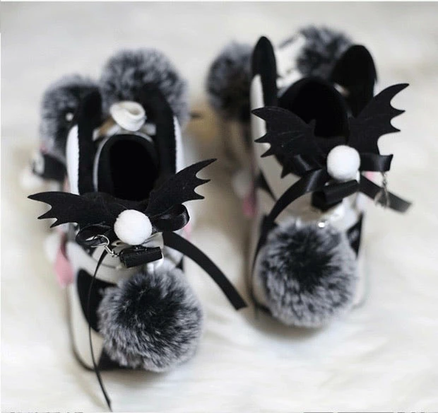 EverythingCuteClub Cute Sneakers Extra Fleece Inside Kuromi Handmade Shoes 6 EverythingCuteClub Cute Sneakers Extra Fleece Inside Kuromi Handmade Shoes