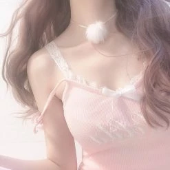 EverythingCuteClub Ballet Style Pink Slip Dress Dress + Rompers