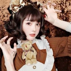EverythingCuteClub Chocolate Bear Lolita Hair Band KC