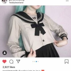 EverythingCuteClub Top Cosplay Milk Tea Colour Jk Uniforms Japan Uniform Set