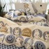 EverythingCuteClub Smile Face Rabbit Cotton Bedding Sets Duvet Cover Pillow Case Bed Sheet Room Decor 2 EverythingCuteClub Smile Face Rabbit Cotton Bedding Sets Duvet Cover Pillow Case Bed Sheet Room Decor
