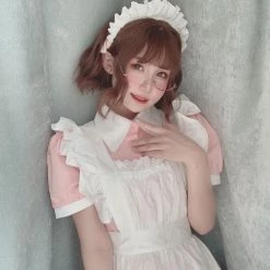 EverythingCuteClub Japan Anime Maid Dress Set Cosplay Dress + Rompers