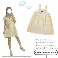 EverythingCuteClub Dress + Rompers Baby Heart Strap Dress