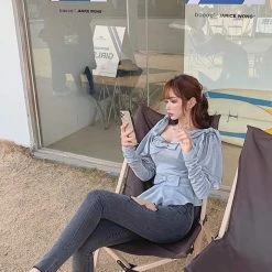 EverythingCuteClub Oxygen Girl Soft Spring Top Blouse