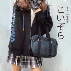 EverythingCuteClub Pre-order Devil Cat Plaid Pleated Skirt