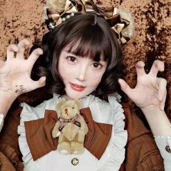 EverythingCuteClub Chocolate Bear Lolita Hair Band KC