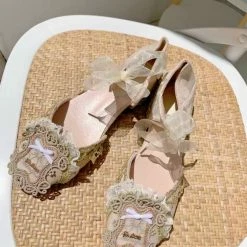 EverythingCuteClub Accessories Retro Summer Palace Mid Heel Shoes Handcrafted 13 EverythingCuteClub Accessories Retro Summer Palace Mid Heel Shoes Handcrafted