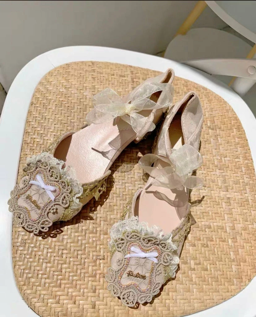 EverythingCuteClub Accessories Retro Summer Palace Mid Heel Shoes Handcrafted 8 EverythingCuteClub Accessories Retro Summer Palace Mid Heel Shoes Handcrafted