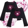 EverythingCuteClub Crop Top Kuromi / My Melody Pattern 2 EverythingCuteClub Crop Top Kuromi / My Melody Pattern