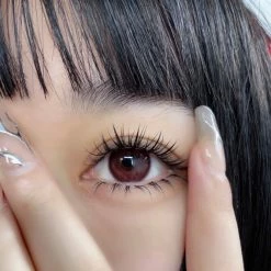 EverythingCuteClub Ginomii Red Wine Truffle Silicone Hydrogel Contact Lens Cosplay Lens Cosplay Accessories