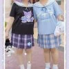 EverythingCuteClub Plus Size More Kawaii Pre-order Sanrio Character T-shirt Navy Collar 2 EverythingCuteClub Plus Size More Kawaii Pre-order Sanrio Character T-shirt Navy Collar