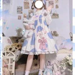 EverythingCuteClub Little Milk Cake Cute Kawaii Dress Jsk/strap Dress