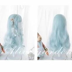 EverythingCuteClub Cosplay Accessories Water Blue Dessert Chef Hair Wigs