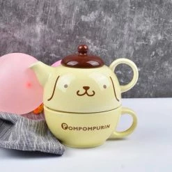 EverythingCuteClub Pom Pom Purin Tea Pot Room Decor