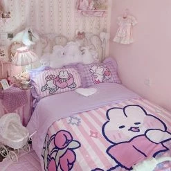 EverythingCuteClub Bed Linen / Bedding Sets Mong Mong Rabbit Bedding Sets