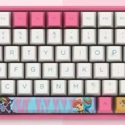 EverythingCuteClub Keyboard+Headphones +Mouses Onepiece Tony Tony Chopper Mechanical Keyboard Bluetooth& Type C Connected