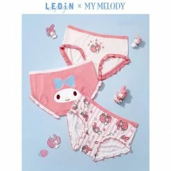 EverythingCuteClub Sanrio Character Lingerie Panties Box 3pc / Box Soft Fabric Lingerie + Panties + Sleepwear + Socks