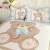 EverythingCuteClub Morning Bear Milky Fleece Bedding Set Soft Bed Linen / Bedding Sets