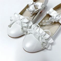 EverythingCuteClub Strawberry Low Heel Pump Shoes Accessories