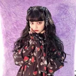 EverythingCuteClub Accessories Hairpins Cross Chain Gothic Ribbon 8 EverythingCuteClub Accessories Hairpins Cross Chain Gothic Ribbon