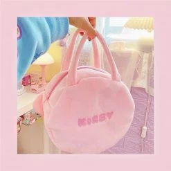 EverythingCuteClub Kirby Style Pink Mini Bag Accessories